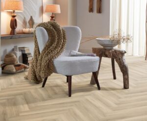 Klik PVC visgraat Ambiant Spigato Estino beige