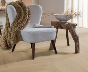Lijm PVC visgraat Ambiant Spigato Navaro 7513 light oak