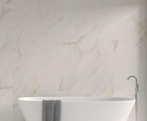 PVC Wandpaneel Licht Marmer Hoogglans Carrara (48 x 260cm)
