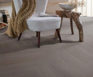 Klik pvc vtwonen Herringbone Charcoal