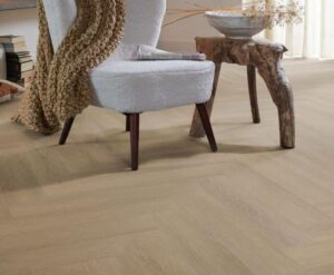Klik pvc vtwonen Herringbone Sun kissed