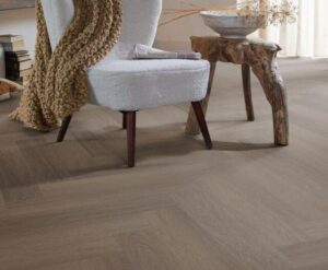 Lijm PVC visgraat Ambiant Spigato Estino Brown