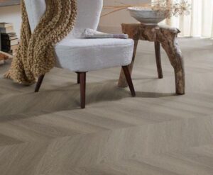 Lijm PVC hongaarse punt Ambiant Spigato Estino brown